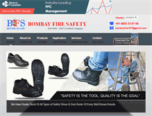 Tablet Screenshot of bombaysafety.com